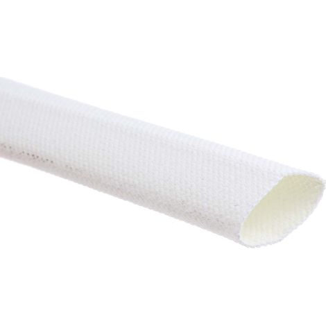 Gaine Tressée 16mm RS PRO, Naturel en Fibre de verre, 5m ( Prix pour sachet de 5 Mètres ) (1/3)