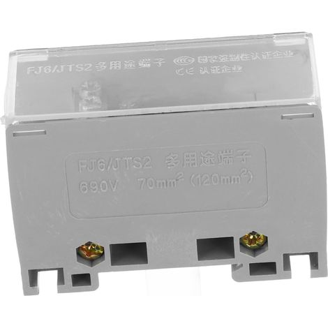 Bloc de jonction sur rail DIN avec connecteur distribution pour une (1/5)