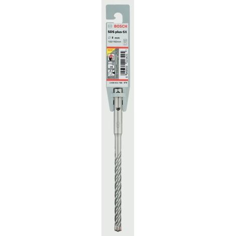 Bosch SDS Plus-5X Hammer Drill Bit 8x100x160mm for Concrete