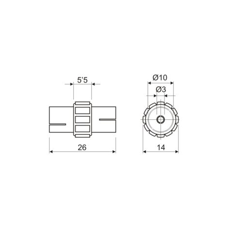 Adaptador Prolongador TV - PAL Macho a Hembra. Electro DH 10.550/MF 8430552066674 (1/2)