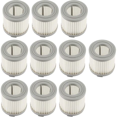 Lot de 10 filtres HEPA pour aspirateurs portables sans fil JV51, CJ53, C53T et CP31. Accessoires HEPA (1/5)