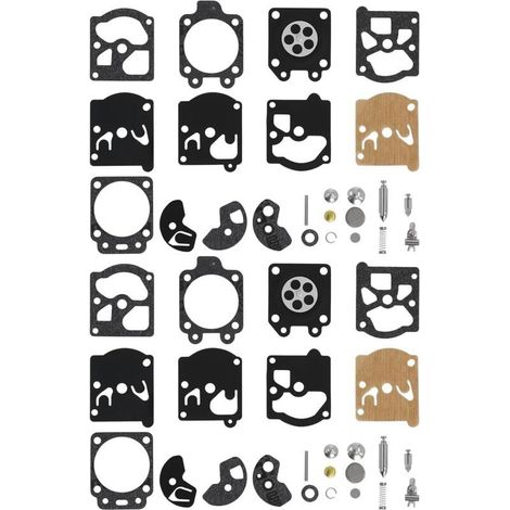 Poweka Kit Réparation du Carburateur Joint Membrane Compatible avec Walbro K10-WAT WA & WT Séries Stihl Hus-qvarna Poulan McCulloch Echo,Lot de 2 (1/5)