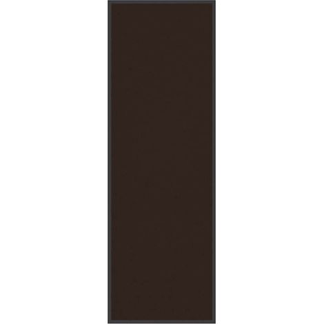 Paillasson antidérapant intérieur extérieur 60 x 180 cm absorbant saleté résistance haute circulation en PP marron