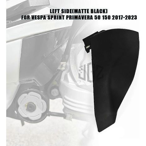 Heckspoiler-Abdeckung aus ABS-Carbon für VESPA SPRINT PRIMAVERA 50/150 (2017–2022) – 1 Stück links, mattschwarz