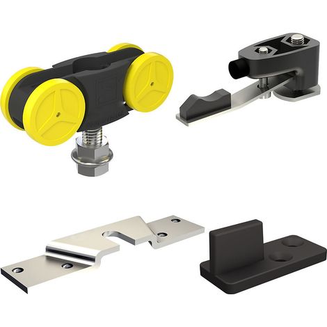 Slid'Up By Mantion – Kit porte supplémentaire SLID'UP 1000 – Charge max 80 kg – Finition haut de gamme – Compatible systèmes coulissants (1/2)
