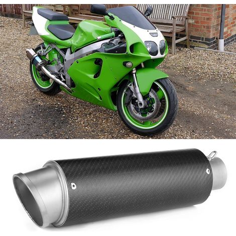 Pot d'échappement mat 51 mm pour moto Honda/Yamaha/Kawasaki/Suzuki (1/5)