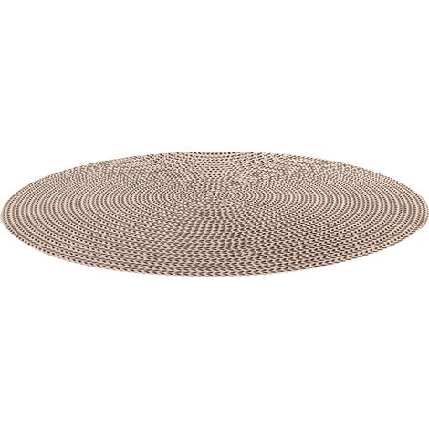 Dessous de verre ronds 38 cm en PVC écologique antidérapant résistant à l'usure isolation thermique doré (1/5)