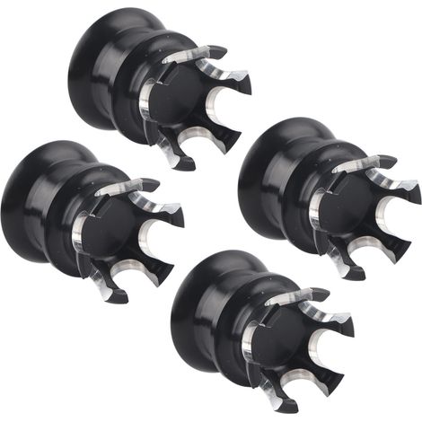 4 bouchons vissés couronne décorative moteur noir blanc compatibles XL883 Big Twin 1340 Evo Twin Cam (1/5)