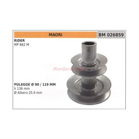 Puleggia per trattorino rasaerba tosaerba MP 862M MAORI 026859