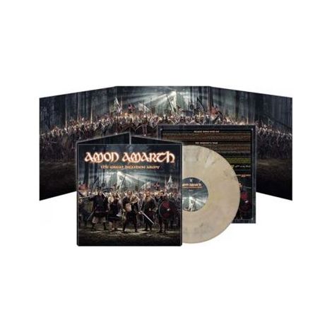 Vinilo LP Amon Amarth The Great Heathen Army Edición Marble de Colores 30 cm 33 T