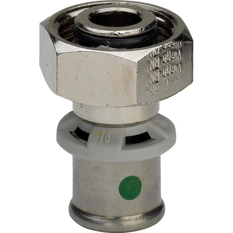 Viega Sanfix Fosta Sanfix P-Raccordo a vite, d 16mm, G 3/4 bronzo rosso Modello 2181, 478063