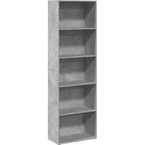 Maison Exclusive - Estantería de madera de ingeniería gris hormig