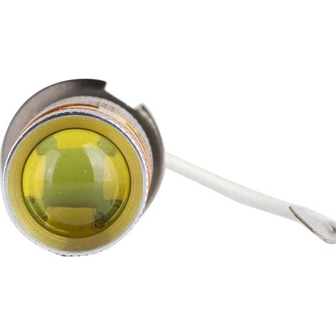 Paire H3 12-24V 80W LED ampoule jaune 16SMD, feu antibrouillard auto, lampe phare voiture, 2 pièces, compatible 12V 24V (1/5)