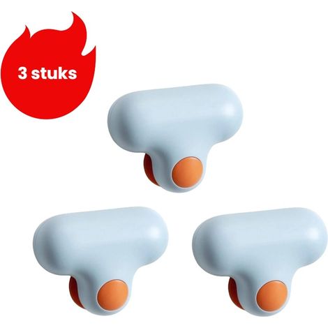 Lot de 3 nettoyants multifonctionnels pour vitres éponges éviers et miroirs avec fonction nettoyante et détartrante bleu (1/5)