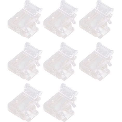 Lichtleistenverbinder, stabiler L-förmiger, lötfreier 2-Pin-Lichtleistenadapter für 10-mm-LED-Streifen (1/5)