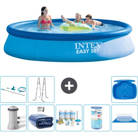 Intex Piscine Easy Set Ronde - 396x84 cm - 9-pièces S31108 (1/5)