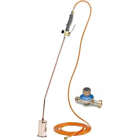 Kemper – Désherbeur thermique gaz – Brûleur 60 mm – Tuyau propane 5 m – Détendeur 2.5 bar – Utilisation intensive sans produits chimiques (1/6)
