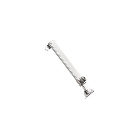 Limiteur d'Ouverture de Fenêtre Réglable avec Verrou, Alliage de Zinc et Acier Inoxydable, Raccords PVC Aluminium Acier, 2 Options (1/4)