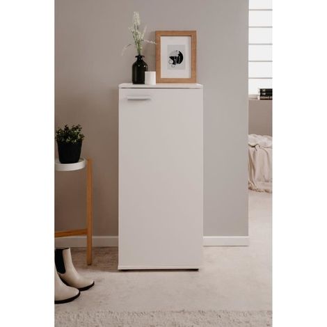 Calicosy Finori Satos meuble à chaussures blanc 34x110 cm (1/5)