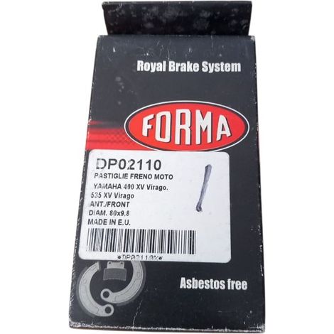 Pastigle freno moto per yamaha 400/535 xv virago (1/4)