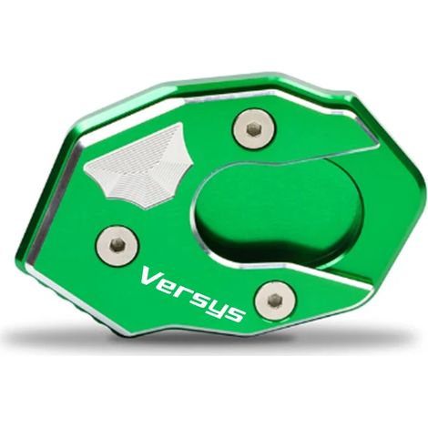 (Vert) Compatible avec KAWASAKI VERSYS300, Versys X250 et VERSYS1000 : rallonge de béquille latérale pour moto (maxpower). (1/4)