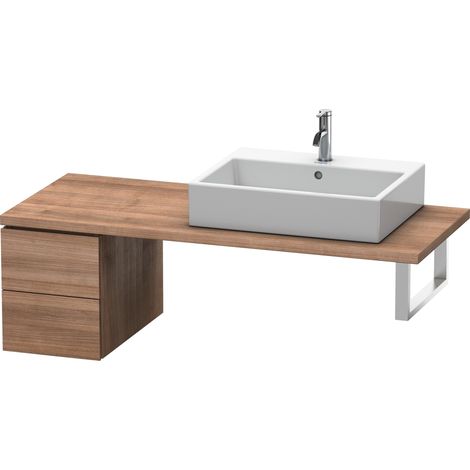 Duravit L-Cube Armario base para consola, ancho 320mm, profundidad 547mm, 2 cajones, color: Cerezo del Tesino - LC583507373 (1/4)