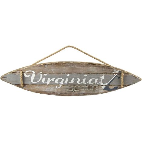 Plaque décorative en bois Virginia
