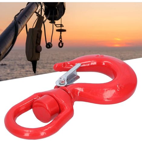 1 Crochet de grue, Acier allié, Ouverture 22,3mm, Bague 31,8mm, Pour usine et chantier
