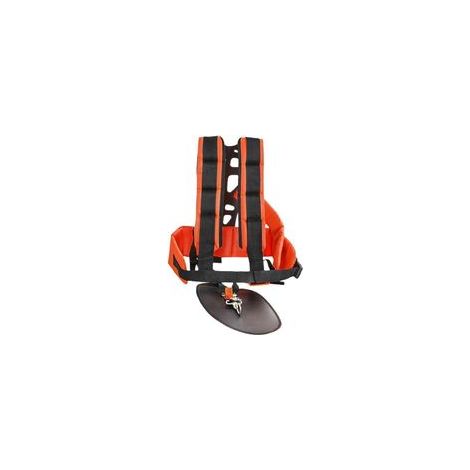 harnais de débroussailleuse universelle, Sangle double harnais Rembourré Ajustable pour débroussailleuse et coupe-bordures (1/5)