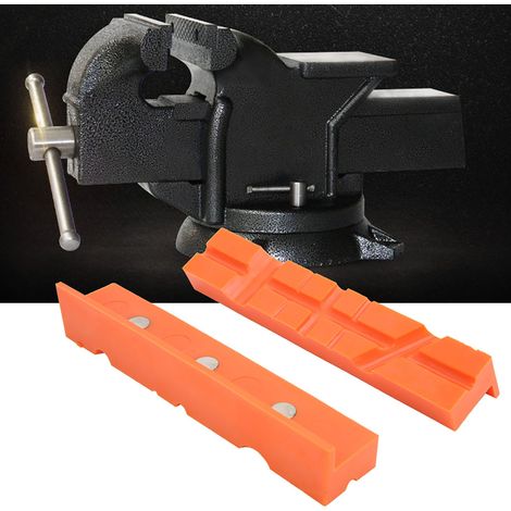 1 set mors protecteurs TPU aimantés plaque protectrice étau accessoires serre-joint (1/5)