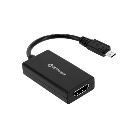 1 adaptateur Micro USB vers HDMI MHL, compatible 1920x1080/60 Hz, avec câble 20 cm, pour smartphones et tablettes (1/3)