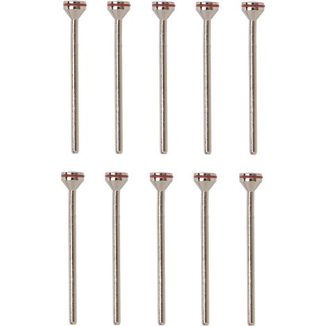 10 pièces Mandrin Dentaire Acier Inoxydable pour Fraiseuse Rotative - Accessoires Prothésiste Dentaire (1/5)