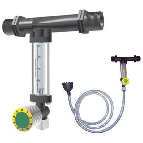 INIETTORE VENTURI PER FERTILIZZANTE 32 9MM CON VALVOLA DOSATRICE OFFERTA ESCLUSIVA