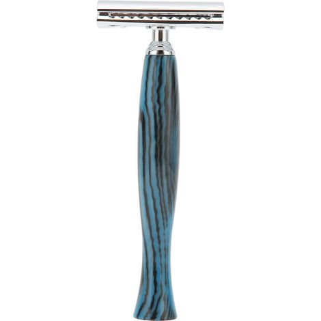 Rasoir de sécurité homme double lame, manche manuel pour barbe, utilisation maison salon (sans lame) (1/5)