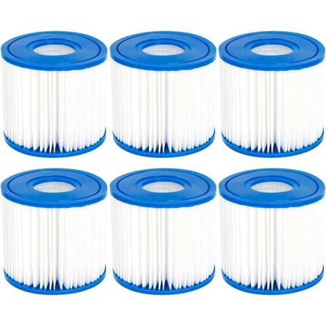 Lot de 6 filtres pour Piscine Summer Escapes de Type D, Summer Waves P57100102, SFS-350 RP-350 RP-400 RP-600 RX-600… (1/5)