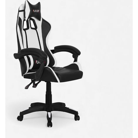Ergonomischer Gaming-Stuhl verstellbar Vortex - Weiß (1/5)