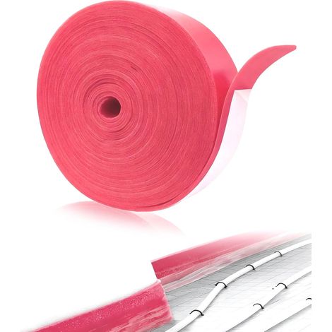 Bande Peripherique Pour Dalle: Bande D'isolation de Bord 50 mm x 5 mm x 20 m Pour Equilibrer les Matériaux Chauffage par le Sol (1/5)