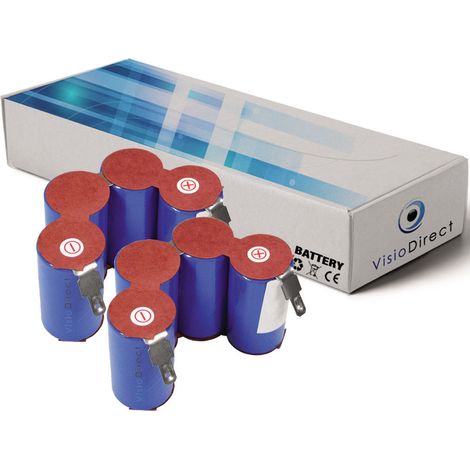 Lot de 2 batteries pour AEG aspirateur sans fil 3000mAh 4.8V (1/2)