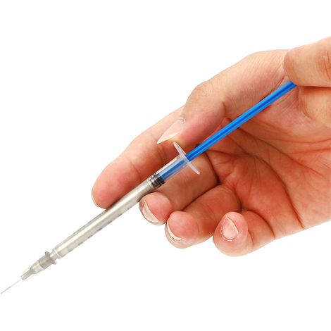 1,0 ml leitfähiger Klebstoff Silber für Reparaturen von leitfähiger Farbe, Steckverbindern, Platinen, Drähten und elektrischen Verbindungen (1/5)