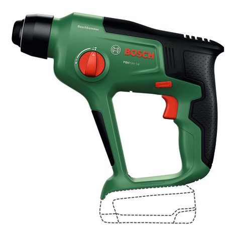 Martello perforatore a batteria Bosch con attacco SDS plus PBH 18V-14, senza batteria né caricabatterie (1/5)