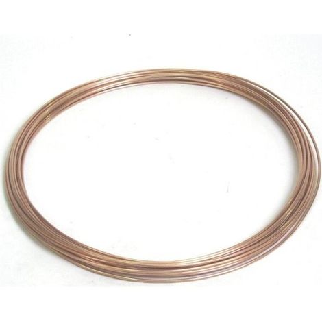 Tuyau gaz cuivre 6x8 mm pour butane et propane – Flexible et résistant à la corrosion – Installation sécurisée au mètre (1/2)