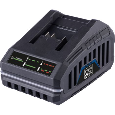 Scheppach Chargeur IXES 20V - SBC2.4A - 2,4A - Li-ion - 230-240V/50Hz - Longue durée de vie - Voyant de charge - Rechargement rapide