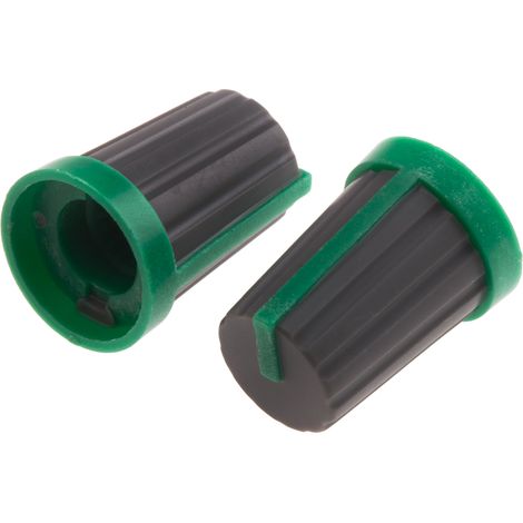 Bouton de potentiomètre RS PRO, Axe de 6mm, Diamètre de 13mm, Enfichable (1/2)
