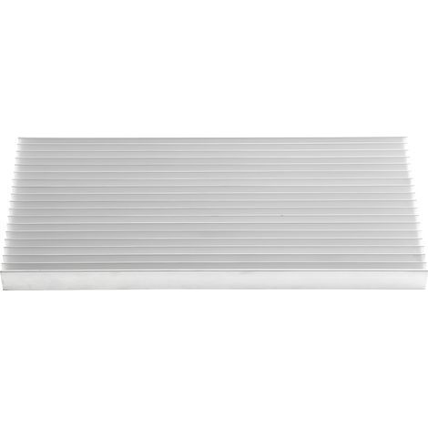 Zunate Dissipateur Thermique en Aluminium de Haute qualité, 300x140x20mm, Radiateur, adapté à la Lumière LED Haute Puissance, Réduit le Risque de Panne. (1/4)