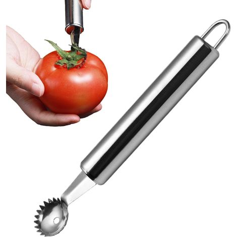 Seminatrice per pomodori in 2 pezzi, seminatrice per pomodori e fragole, sgranatrice per fragole e pomodori a forma di pino, seminatrice per pomodori, pelapatate per fragole, sgranatrice per ortaggi