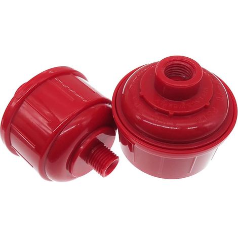 Lot de 2 Mini filtres à air et Eau pour la Plupart des Pistolets pulvérisateurs et Outils pneumatiques 1/4"
