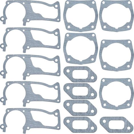 Kit de joints de culasse et d'échappement 5 pièces pour Husqvarna 357 357XP 359 EPA tronçonneuse remplace 503 97 85-01. (1/5)