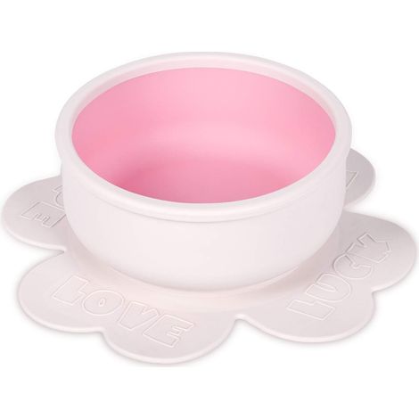 Bol à ventouse en silicone, bol d'alimentation pour bébé avec base à ventouse, bol en silicone - sans BPA - pour bébés et jeunes enfants qui apprennent à manger seuls (1/5)