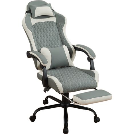 Gaming Stuhl Computerstuhl ergonomischer Bürostuhl Schreibtischstuhl Chefsessel (1/5)