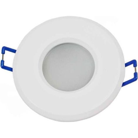 Support de spot de douche encastré étanche IP44 avec support GU10 pour éclairage P4 - Blanc